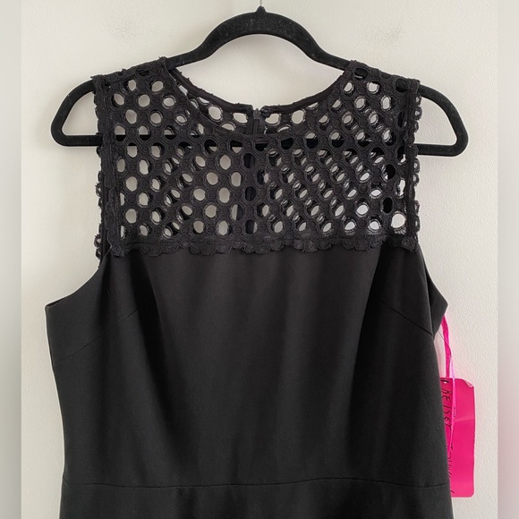 Betsey Johnson Black Dress Size 14 New With Tag - Picture 3 of 9